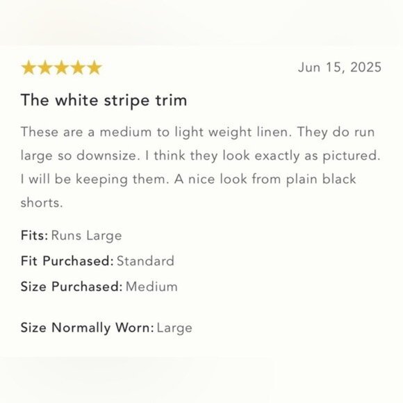 NWT Size XL - The Somerset Striped Trim Linen Cotton Shorts (NWT US$ 98) - Picture 15 of 16